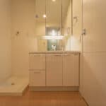 洗面台　　ロイヤルパークスタワー南千住1SLDK W60-B1タイプの間取りの室内写真